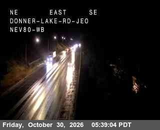 Hwy 80 at Donner Lake