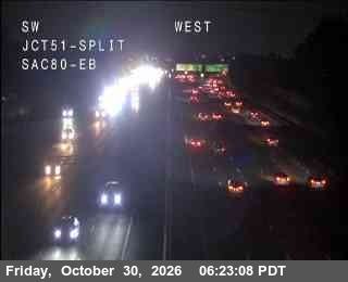 Hwy 80 at 51/80 Split