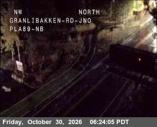Hwy 89 at Granlibakken