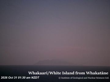 Whakaari/White Island from Whakatāne