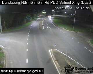 Bundaberg North - Gin Gin Road School Pedestrian Crossing - East